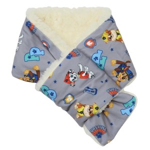 【防寒具】パウパトロール プリントマフラー グレー