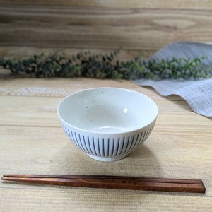 【粉引紺十草】スープボウル（美濃焼・日本製・陶磁器）