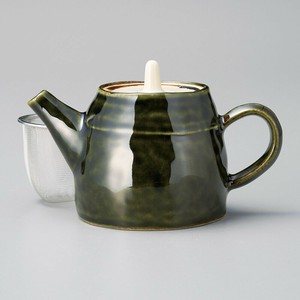 なじみ 鉄織部ポット　日本製 美濃焼 陶器