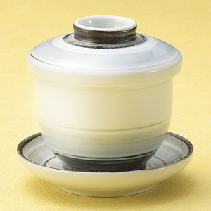淡呉須巻蒸碗　日本製 美濃焼 陶器　茶碗蒸し