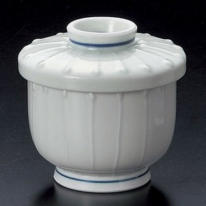 ヒワ磁一珍十草むし碗　日本製 美濃焼 陶器　茶碗蒸し