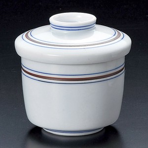 錆ラインミニ蒸碗　日本製 美濃焼 陶器　茶碗蒸し