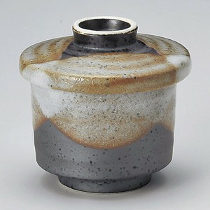 志野塗分むし碗(小)　日本製 美濃焼 陶器　茶碗蒸し
