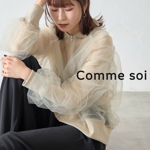 ■comme soi（コムソワ）■ロマンティック　チュールブルゾン  2025新作
