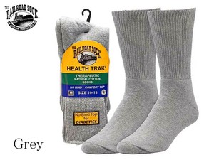 THE RAIL ROAD SOCK 2PR THERAPEUTIC CREW SOCKS 22061
