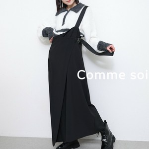新ブランド　■comme soi（コムソワ）■ジャンパースカート 2025新作