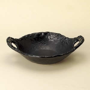 万古烧 锅 变形 陶器 6号 日本制造