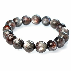 高品質 約11mm ブラックスターサンストーン ブレスレット sunstone【FOREST 天然石 パワーストーン】