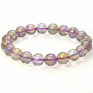Gemstone Bracelet Amethyst Natural Stone 9mm
