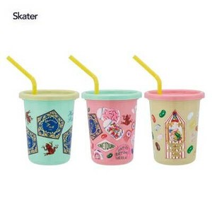 ストロー付きタンブラー 320ml 3個セット ハリー・ポッター　ハニーデュークス スケーター SIH3ST