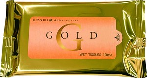 ゴールドウェットティッシュ10枚