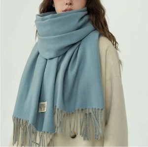 Stole Gift Large Size Scarf Cashmere Touch [A/W]
