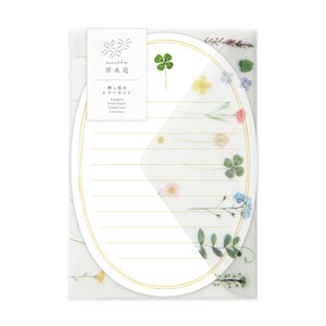 日本製 レターセット 押し花・草木花 ｼﾘｰｽﾞ：ノノハナ