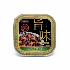 ［ペットプロジャパン］旨味グルメトレイ ビーフ＆野菜 100g