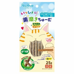 ［ペッツルート］いっしょに歯磨きちゅーむ かつお 25g