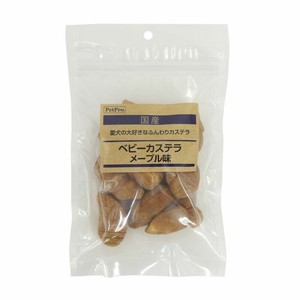 ［ペットプロジャパン］ペットプロ 国産おやつ ベビーカステラ メープル味 70g