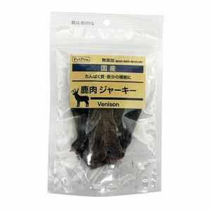 ［ペットプロジャパン］ペットプロ 国産おやつ 無添加 鹿肉ジャーキー 25g