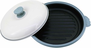 chefレンジパン　シマエナガ　くすみブルー　70212　トレードワン