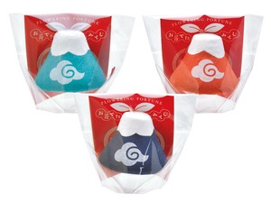 【聖新陶芸】おめでたおみくじ富士山　3品種(01青色/02水色/03朱色)