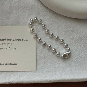 Silver Bracelet  Ball Chain silver [2024 NEW]