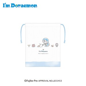 マチ付き巾着  I"m Doraemonランチシリーズ