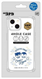 名探偵コナン 4ホールケース（iPhone15/14/13） コナン＆小五郎 i37FMC03