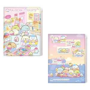 【6＋1ポケット・600円】クリアホルダー(わくわくたぴおかコンビニ)＜すみっコぐらし＞