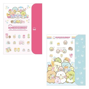 ハードフラップ付ダブルクリアホルダー(わくわくたぴおかコンビニ)＜すみっコぐらし＞