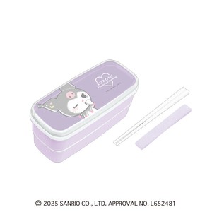 スリム2段ランチボックス サンリオキャラクターズクロミ むにゃっとランチシリーズ