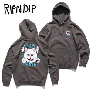リップンディップ【RIPNDIP】FELINE FINE HOODIE プルオーバー フーディー パーカー ロードナーマル