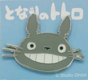 スタジオジブリ　となりのトトロ　ピンバッチ　トトロ (顔)　アクセサリー