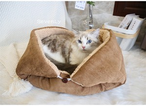 2024 秋冬 暖かい猫小屋 犬 ベッド「2024新作」
