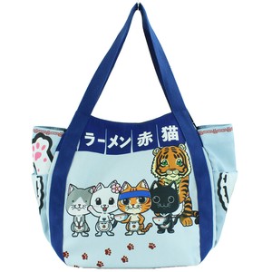 プリントバルーンバッグ　ラーメン赤猫