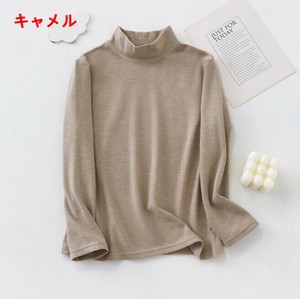 Tシャツ  長袖 秋服 無地 ゆったり 快適 ファッション 女の子用  BQ6541