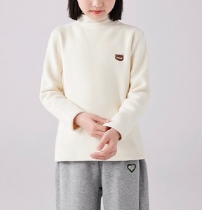 Tシャツ 長袖  厚手 秋服 無地 ゆったり 快適 ファッション 女の子用  BQ6542