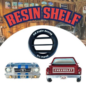 【NEWデザイン☆】【ヴィンテージ クラシック】CAR SHELF & TIRE SHELF カーシェルフ タイヤシェルフ