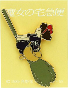 スタジオジブリ　魔女の宅急便　ピンバッチ　魔女　ほうき　アクセサリー