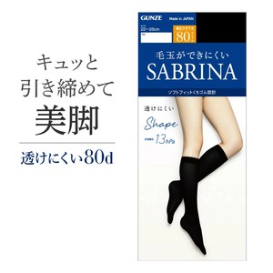 SABRINA（サブリナ）/Shape　タイツ　80デニール　ひざ下丈