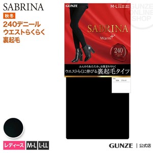 SABRINA（サブリナ）/ウォームプラス　裏起毛タイツ 240デニール相当 厚手 タイツ