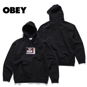 オベイ【OBEY】OBEY TV HOOD パーカー プルオーバー フーディー スウェット トップス メンズ