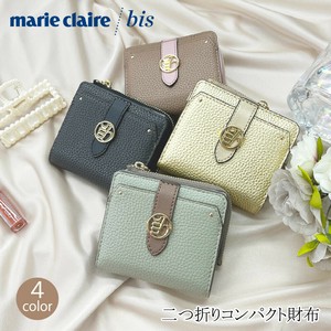 marie claire/bis ルナ 二つ折れ薄マチ財布 レディース財布 財布
