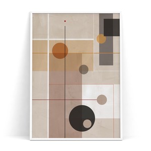 インテリアポスター 【 abstract circle 】 B3　A2　B2　A1　B1　30×40　40×50　50×70　60×90 北欧