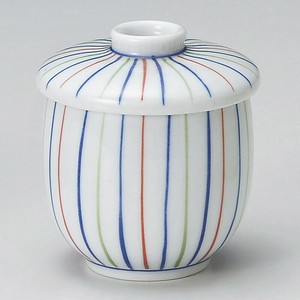 二色トクサ小むし碗　茶碗蒸し 日本製 陶器 美濃焼