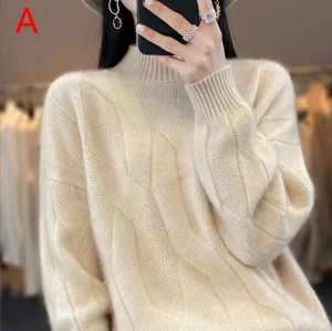 セーター・ニット 厚手 長袖   無地  ゆったり 快適 レディース ファッション  RZ3197#BQ713