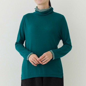 Sweater/Knitwear crea delice Bicolor Turtle Neck Cotton