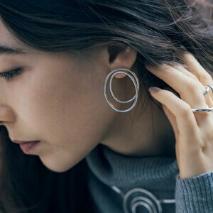Rolling Line Pierce / ローリングラインピアス【Nothing And Others/ナッシングアンドアザーズ】