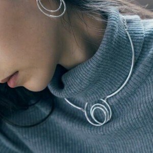 Rolling Line Necklace / ローリングラインネックレス【Nothing And Others/ナッシングアンドアザーズ】