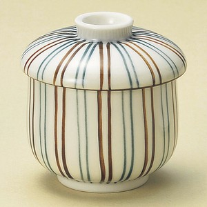 二色十草小むし碗　日本製 美濃焼 陶器 茶碗蒸し
