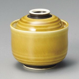 黄瀬戸一口碗　日本製 美濃焼 陶器 茶碗蒸し