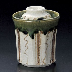 織部一口碗(手造)　日本製 美濃焼 陶器 茶碗蒸し